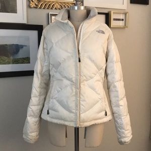 North Face White Winter Coat
